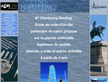 Tablet Screenshot of cherbourg-nauting.com